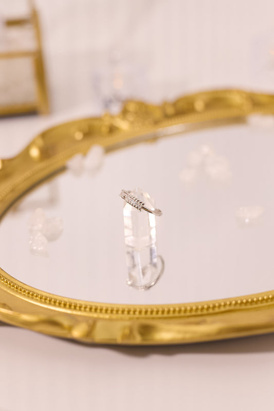 R047-Madao Moonlight S925 Open Ring