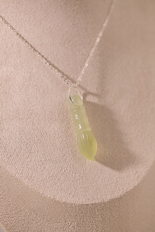 開光文昌筆吊墜(岫玉)