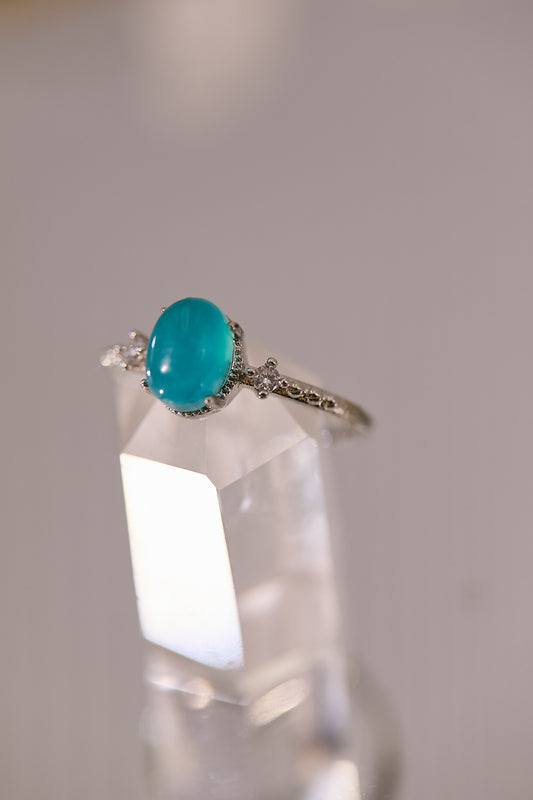 R081-天河石S925開口戒指