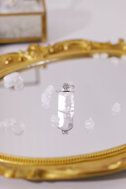 R033-Moissanite S925 open ring