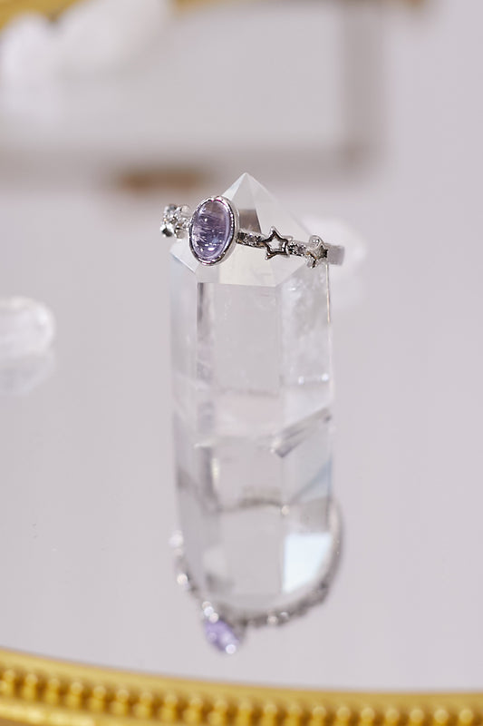 R041- Tanzanite open ring