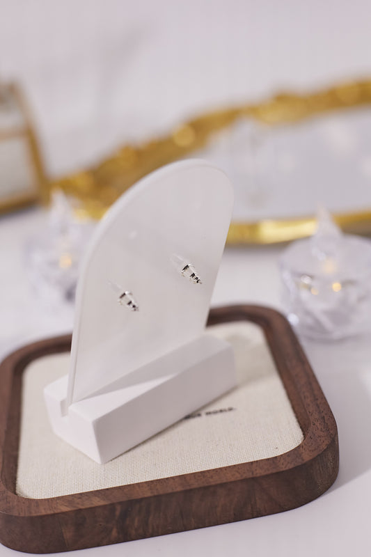 E030-Citrine Earrings (6MM)