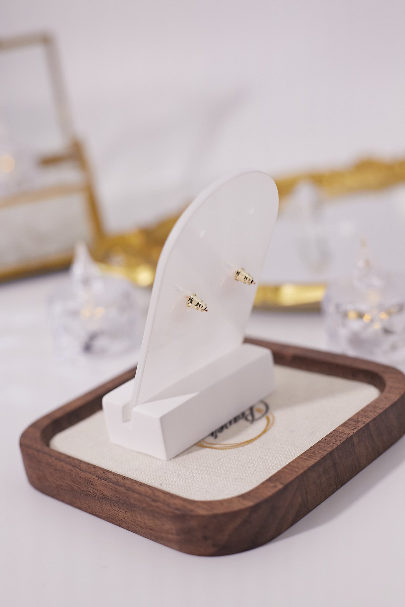 E045-Tourmaline zircon hoop earrings