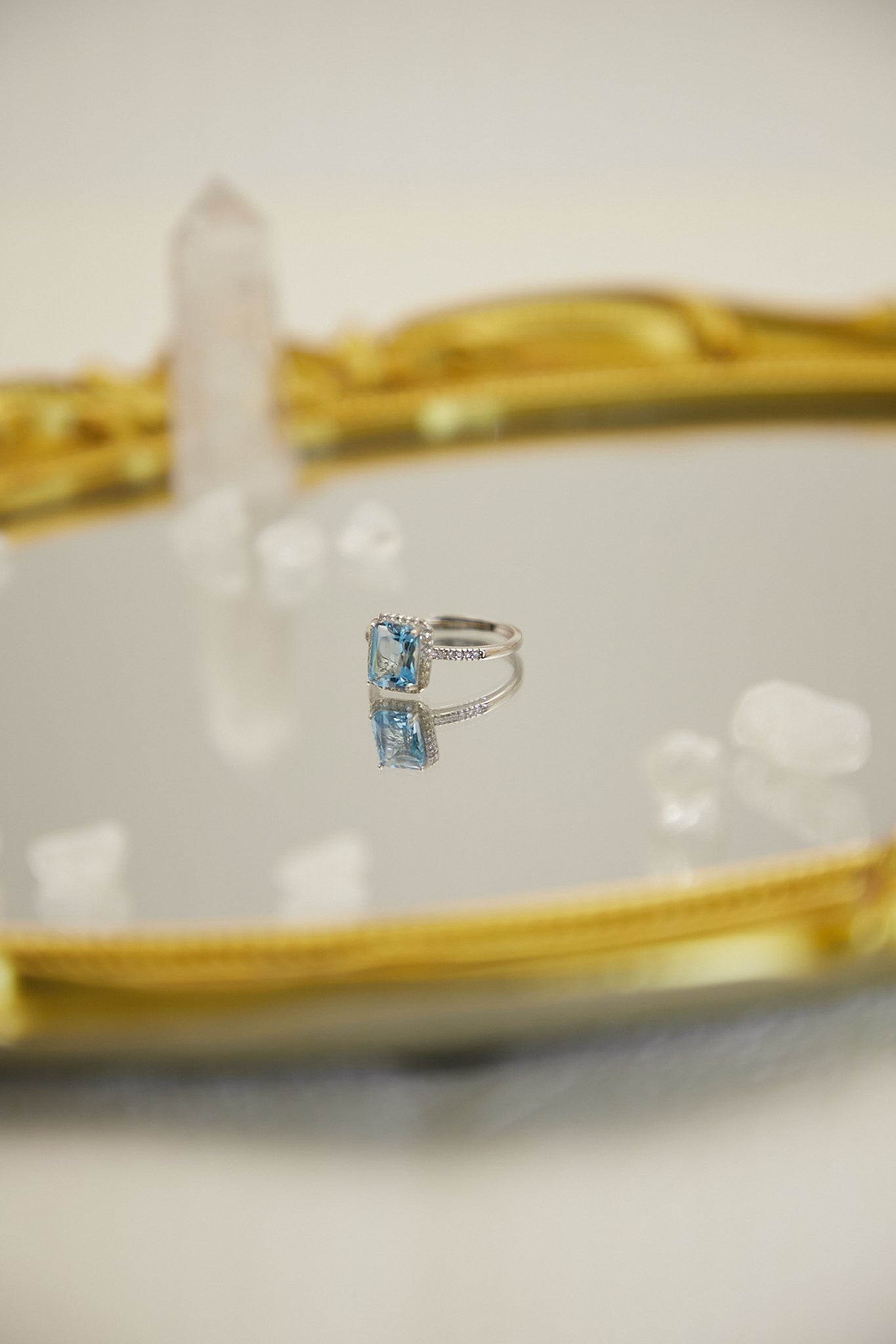 R005-Topaz S925 open ring