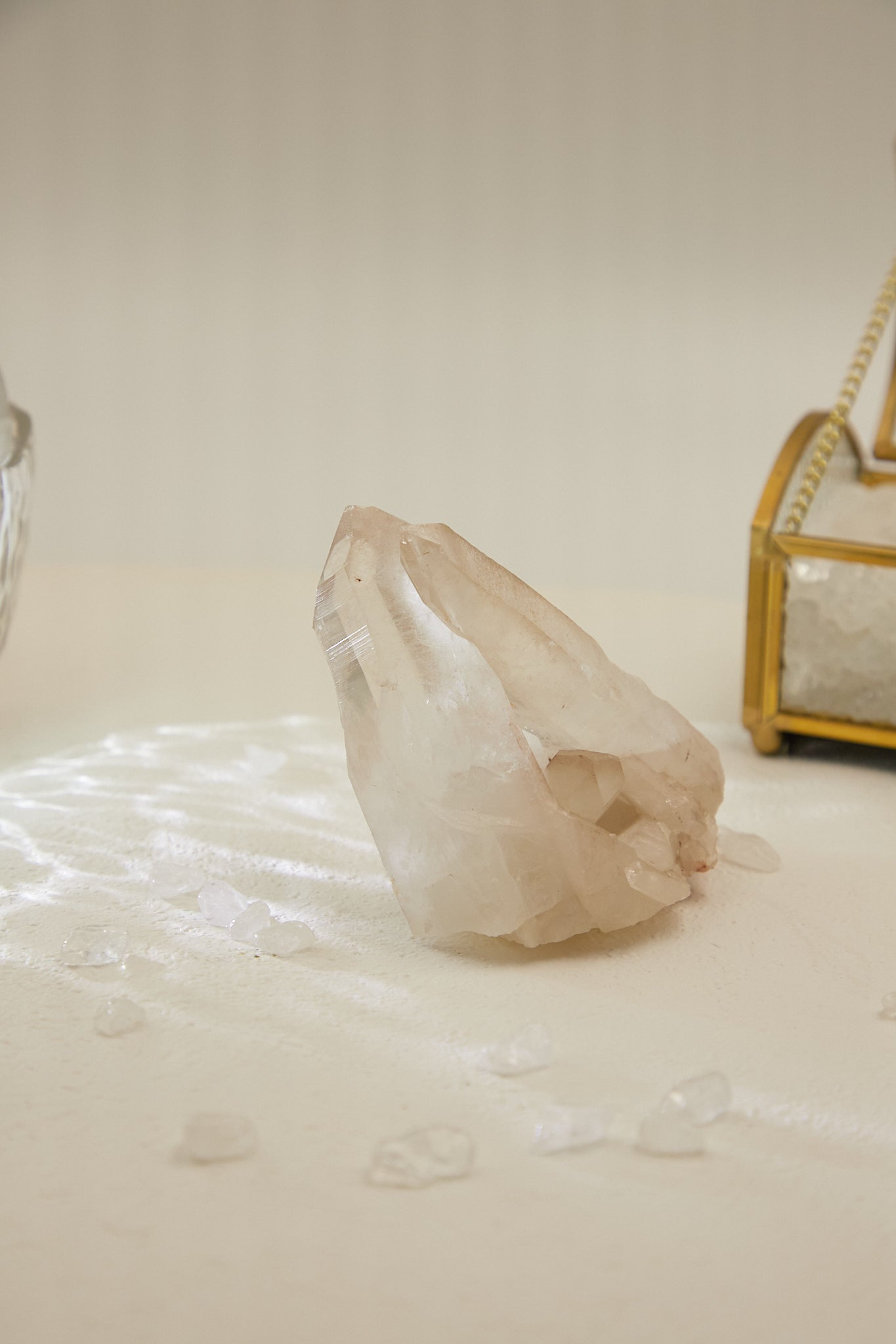 Wqc004-White Crystal Cluster