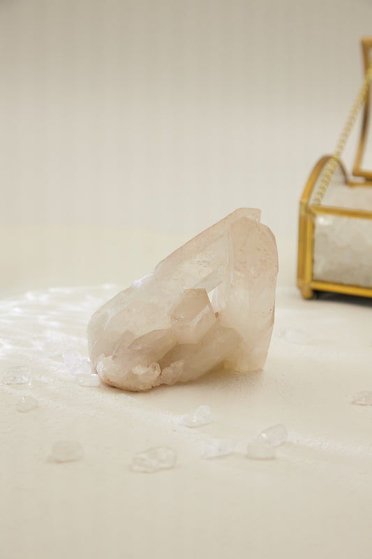 Wqc004-White Crystal Cluster