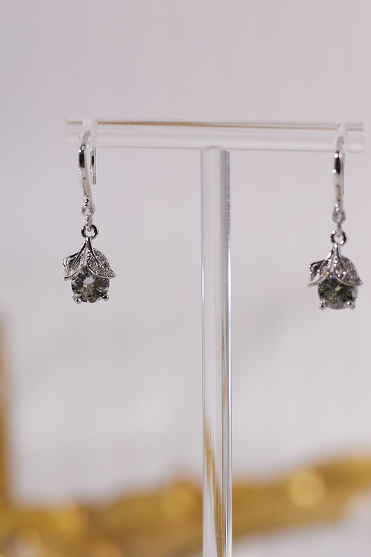 E062-Moissanite ear hook