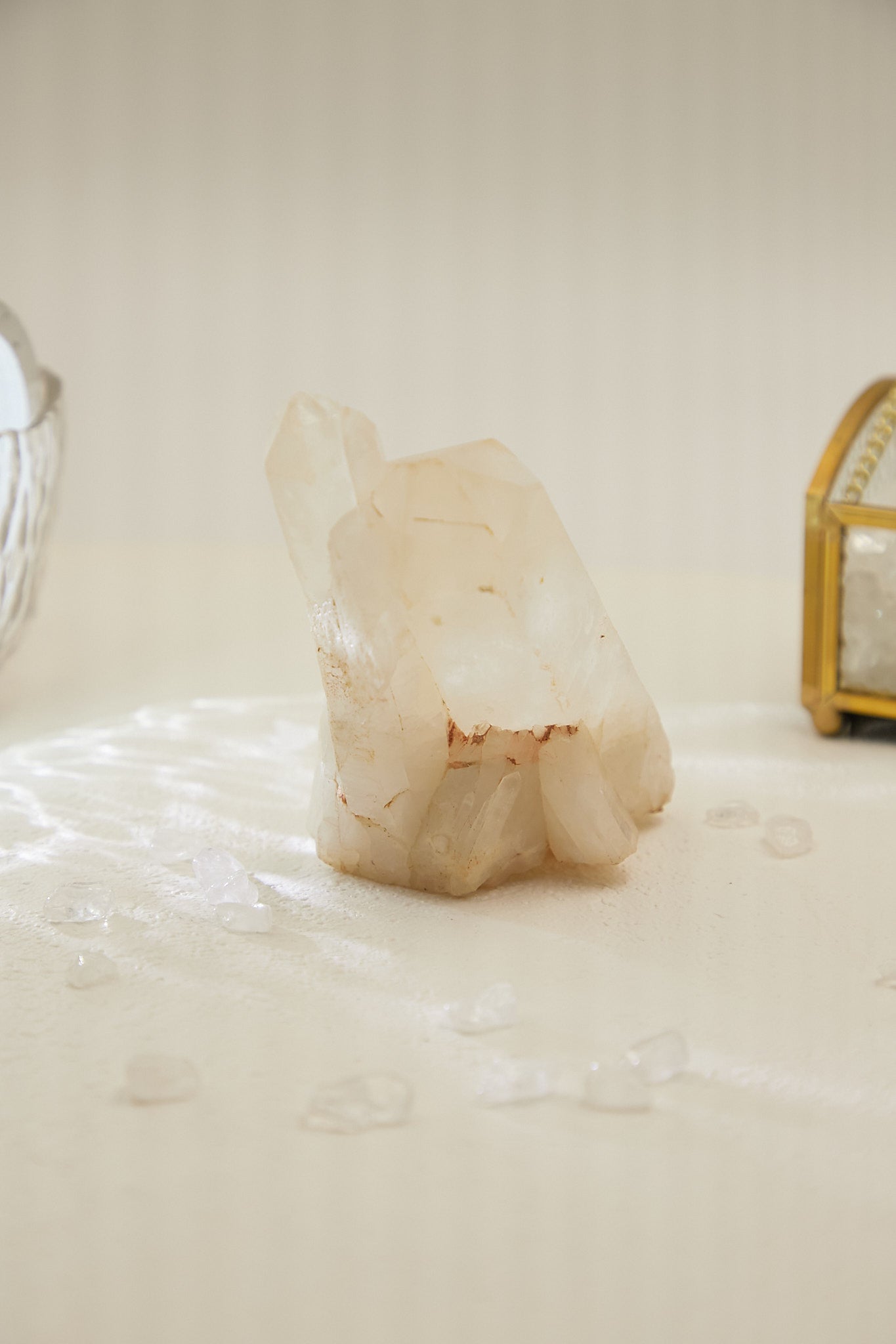 Wqc005-White Crystal Cluster