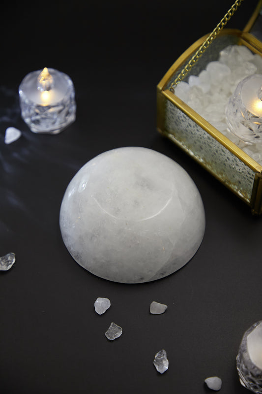 White crystal demagnetizing bowl (8-9CM)