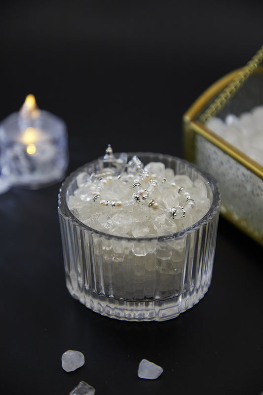 Small round glass box