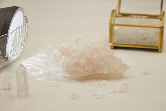 Wqc006-White Crystal Cluster