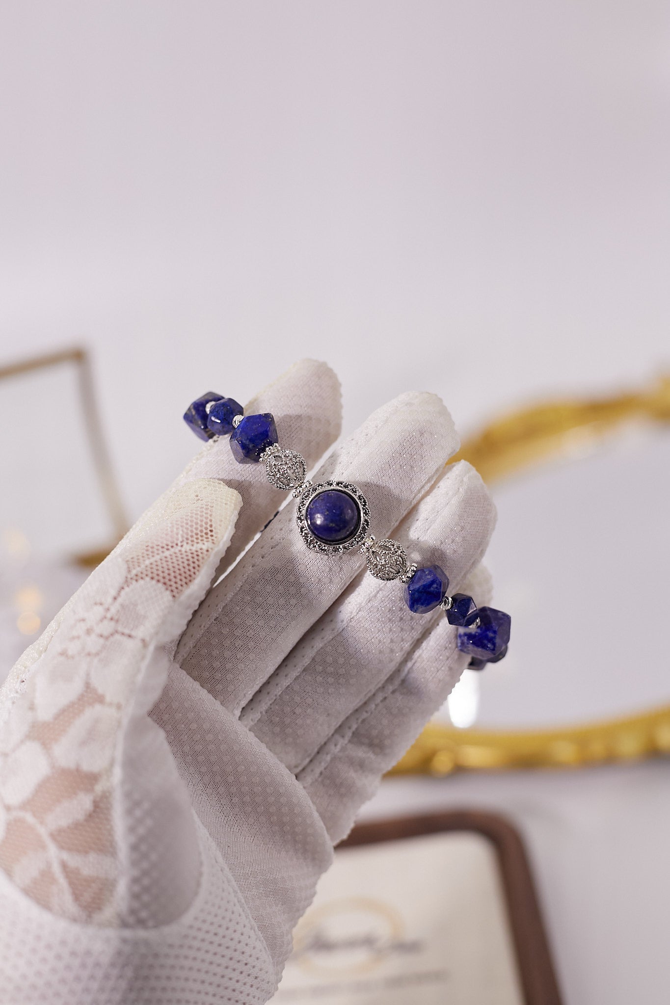 C032-Lapis Lazuli Star Cut