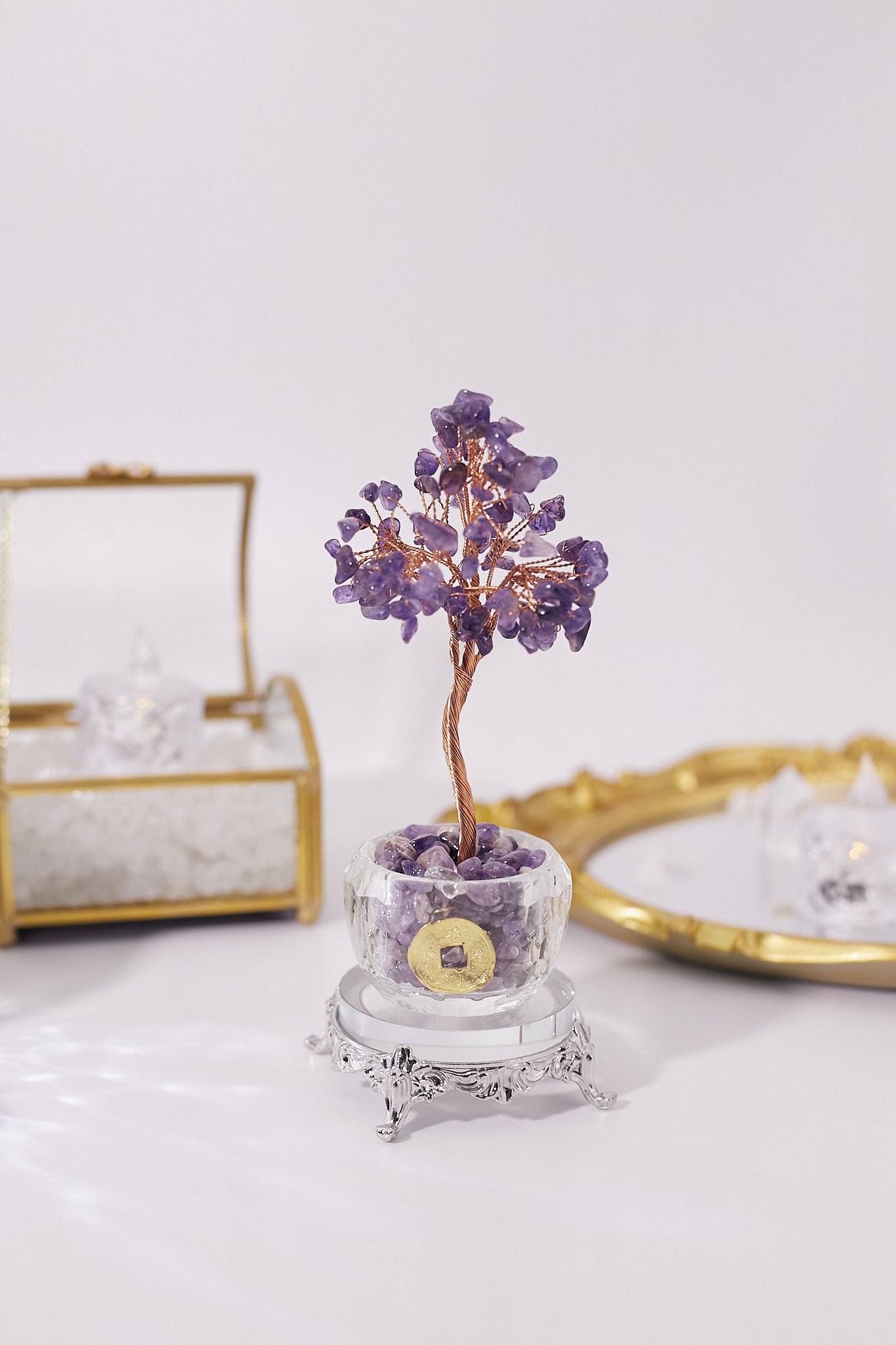 Amethyst Coin Tree-Tree of Career