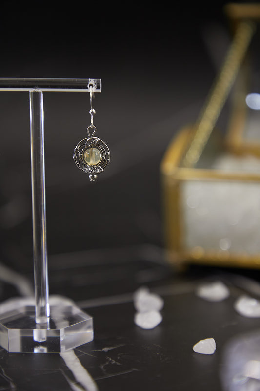 E016-Citrine Ear Hook