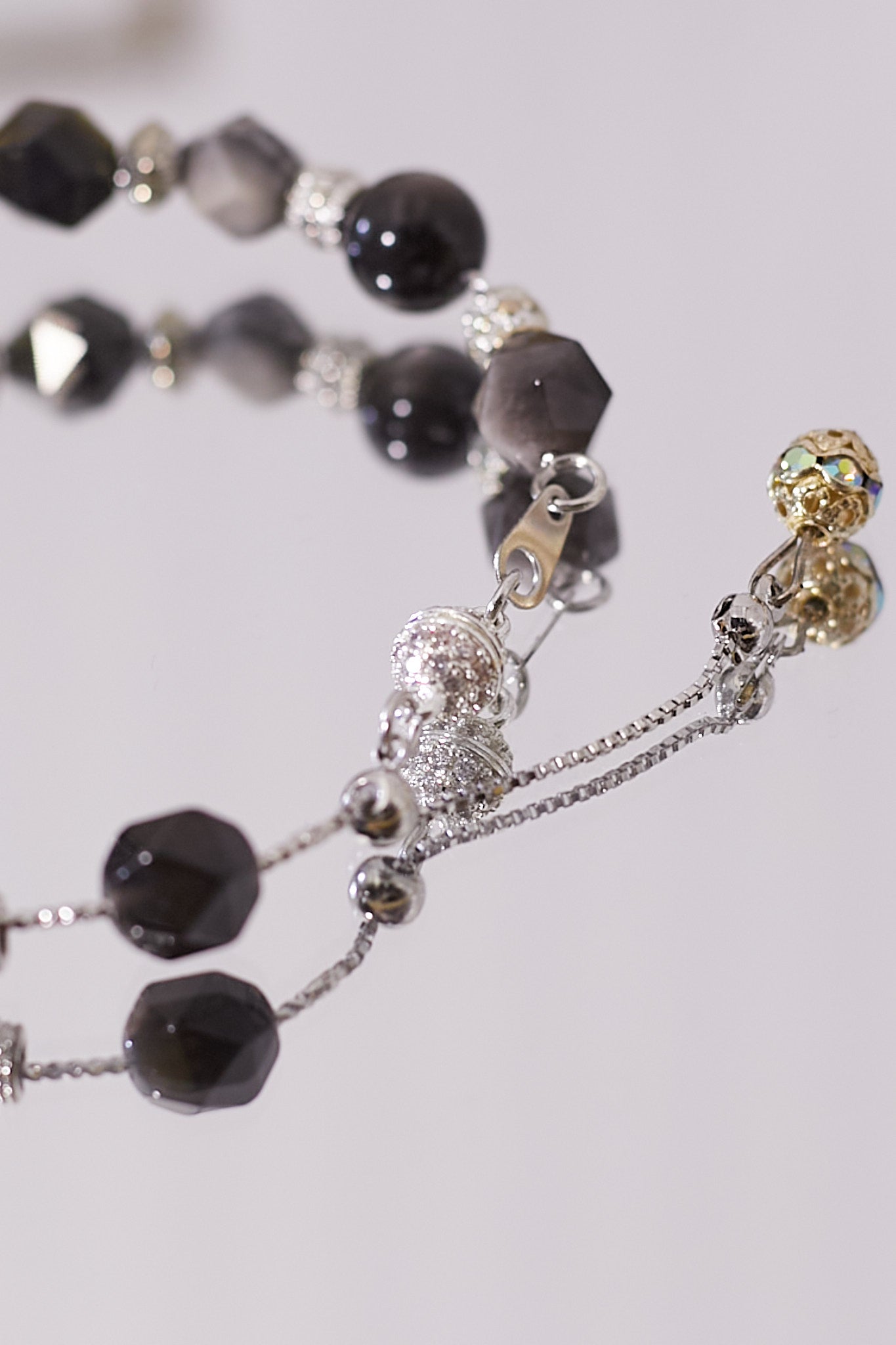 C035-Silver Obsidian·Map Stone