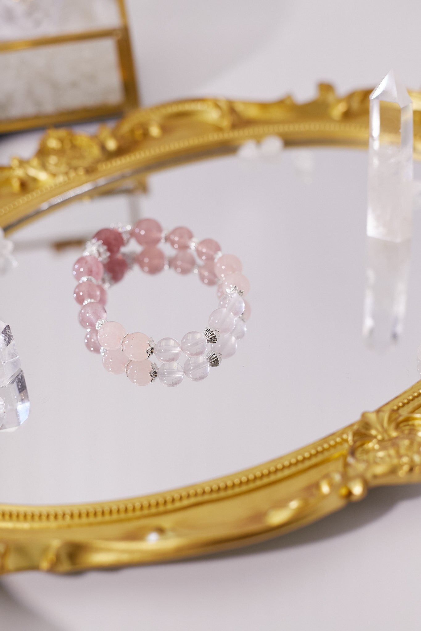 C043-Pink Quartz.Strawberry Quartz