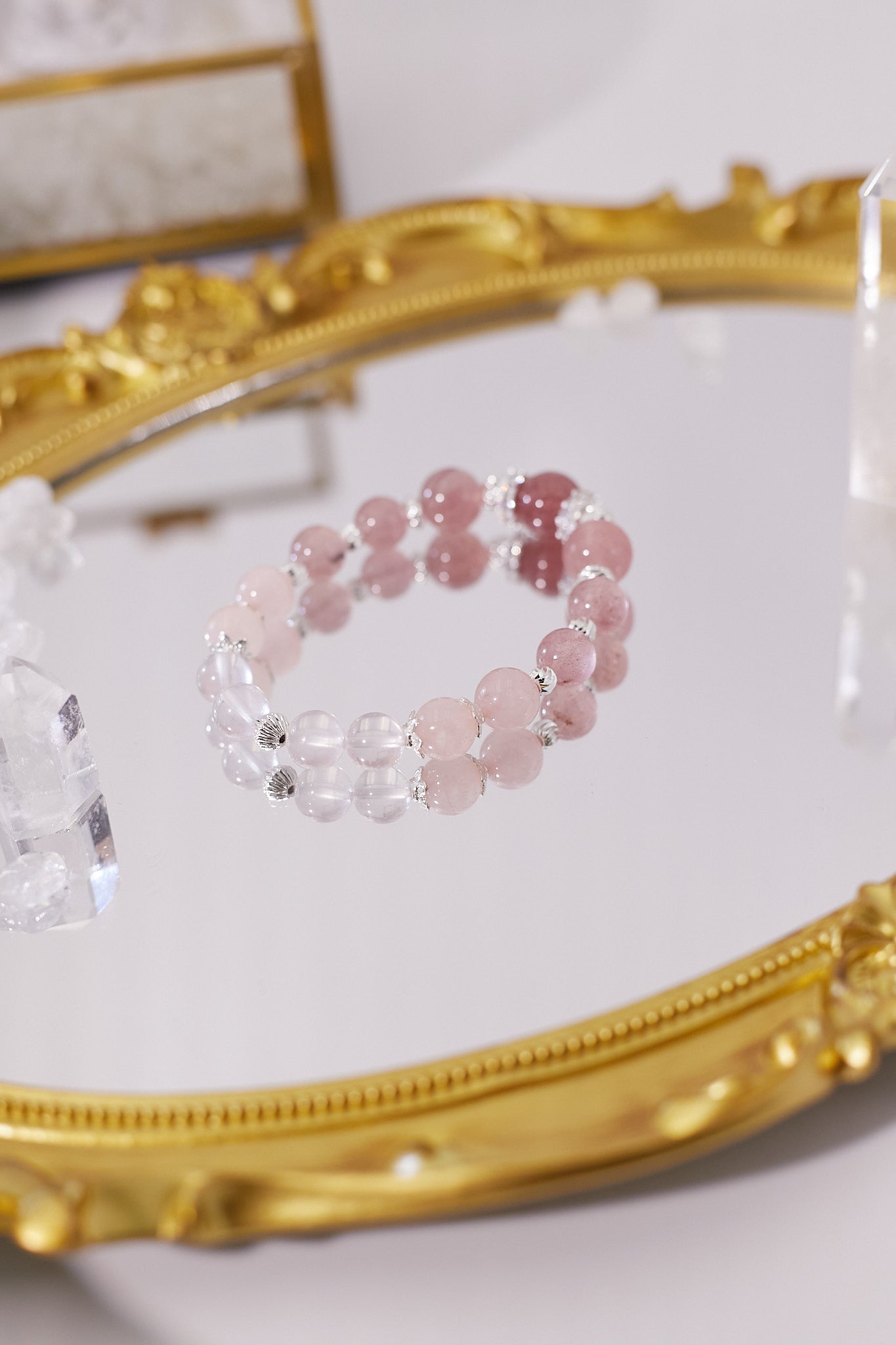 C043-Pink Quartz.Strawberry Quartz
