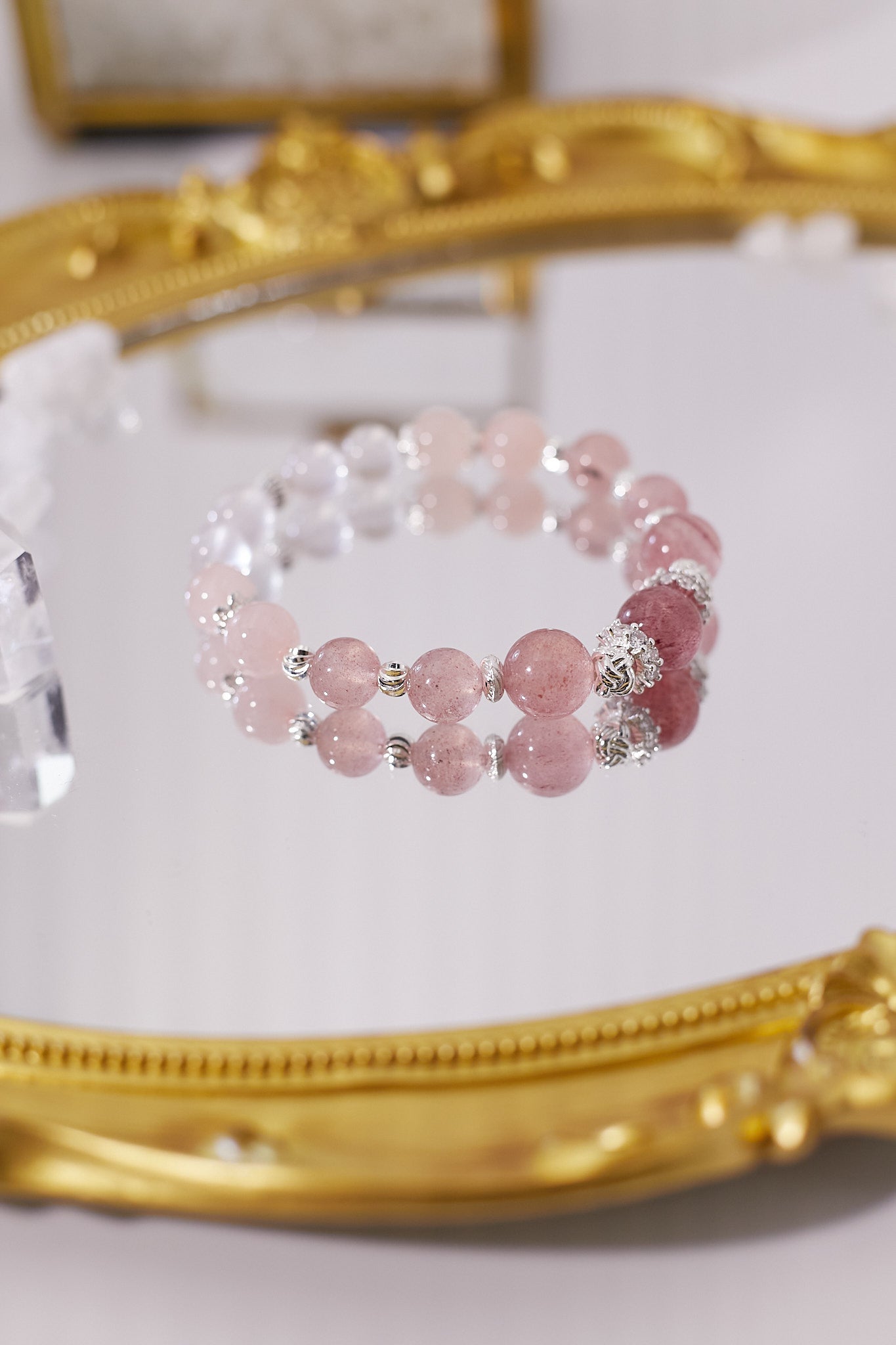 C043-Pink Quartz.Strawberry Quartz