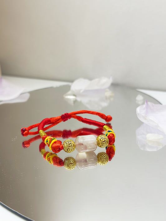 C103-櫻花瑪瑙嬰兒手繩(包括加持)