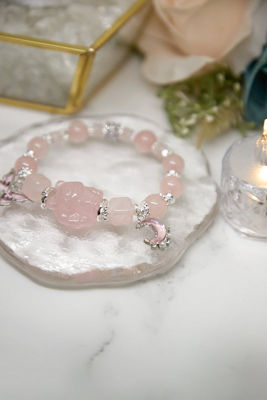 C024-Rose Quartz Nine-Tailed Fox・Rose Quartz