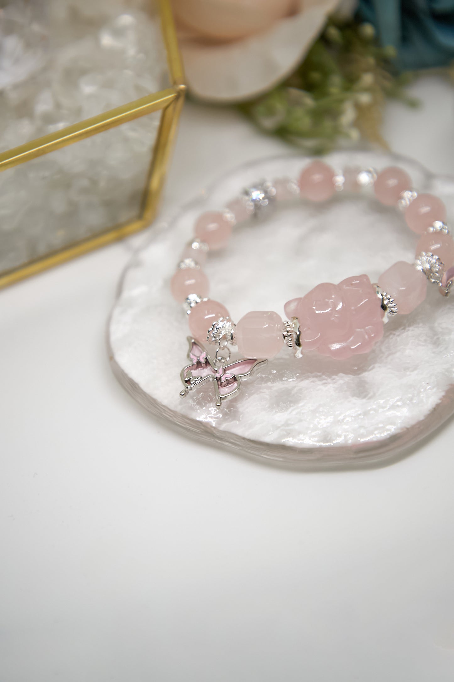 C024-Rose Quartz Nine-Tailed Fox・Rose Quartz