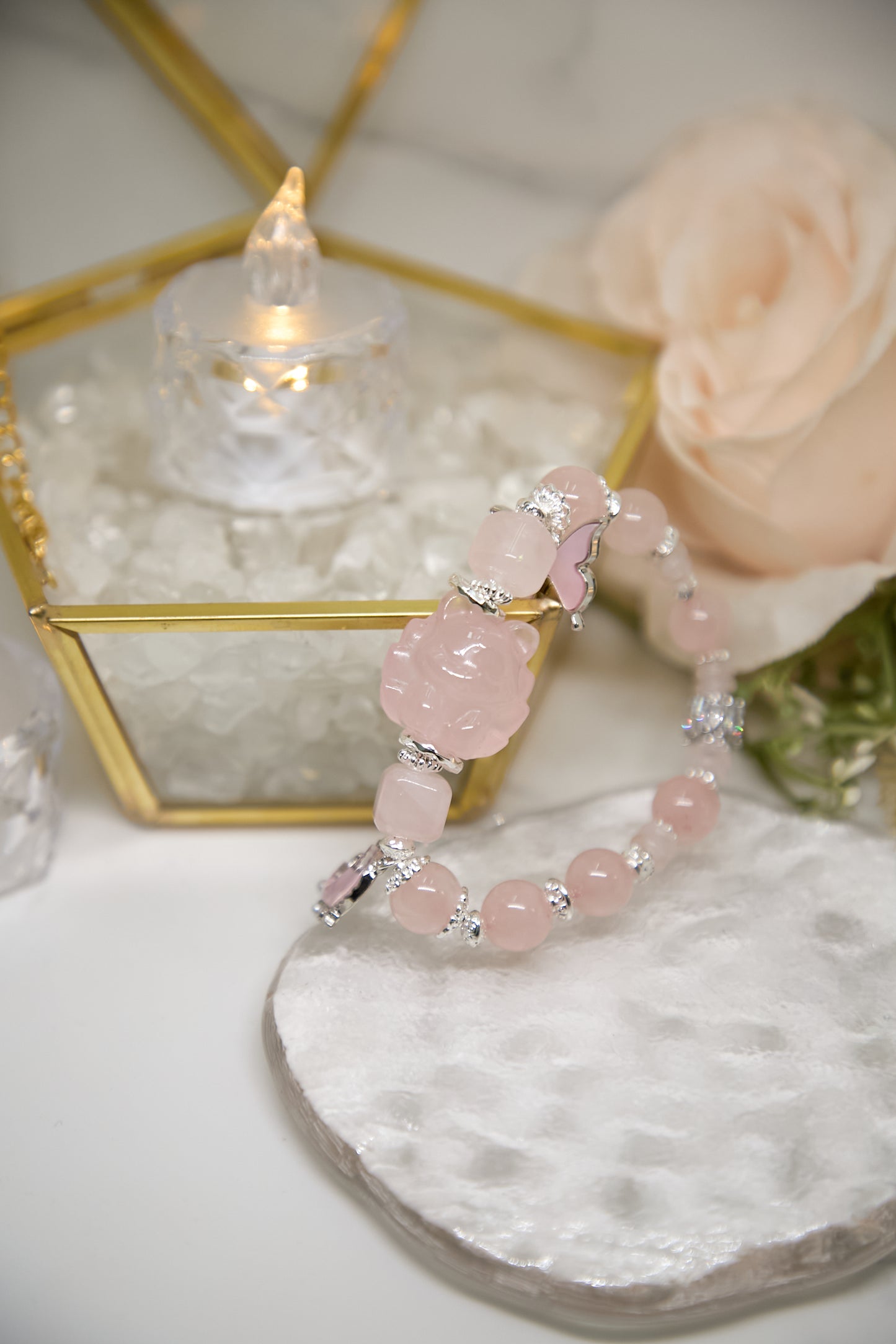 C024-Rose Quartz Nine-Tailed Fox・Rose Quartz
