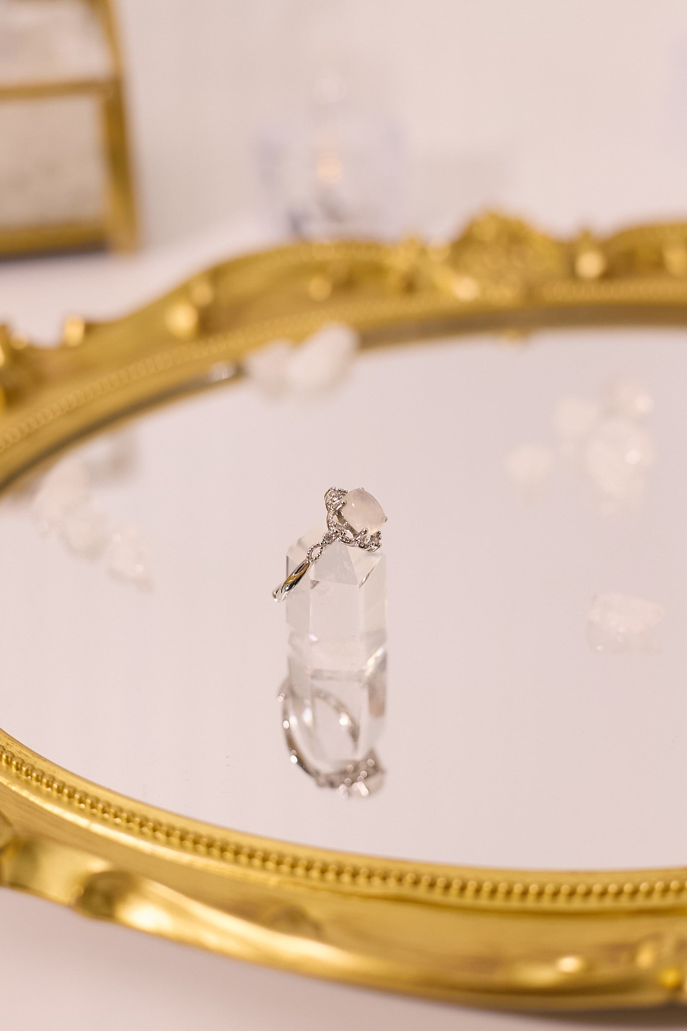 R060-Blue Moon S925 Open Ring