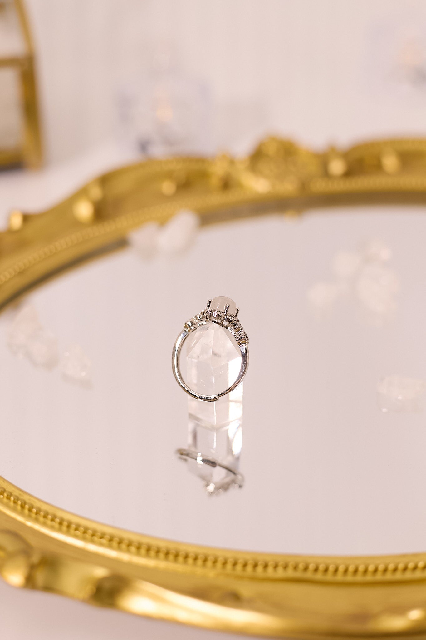 R060-Blue Moon S925 Open Ring