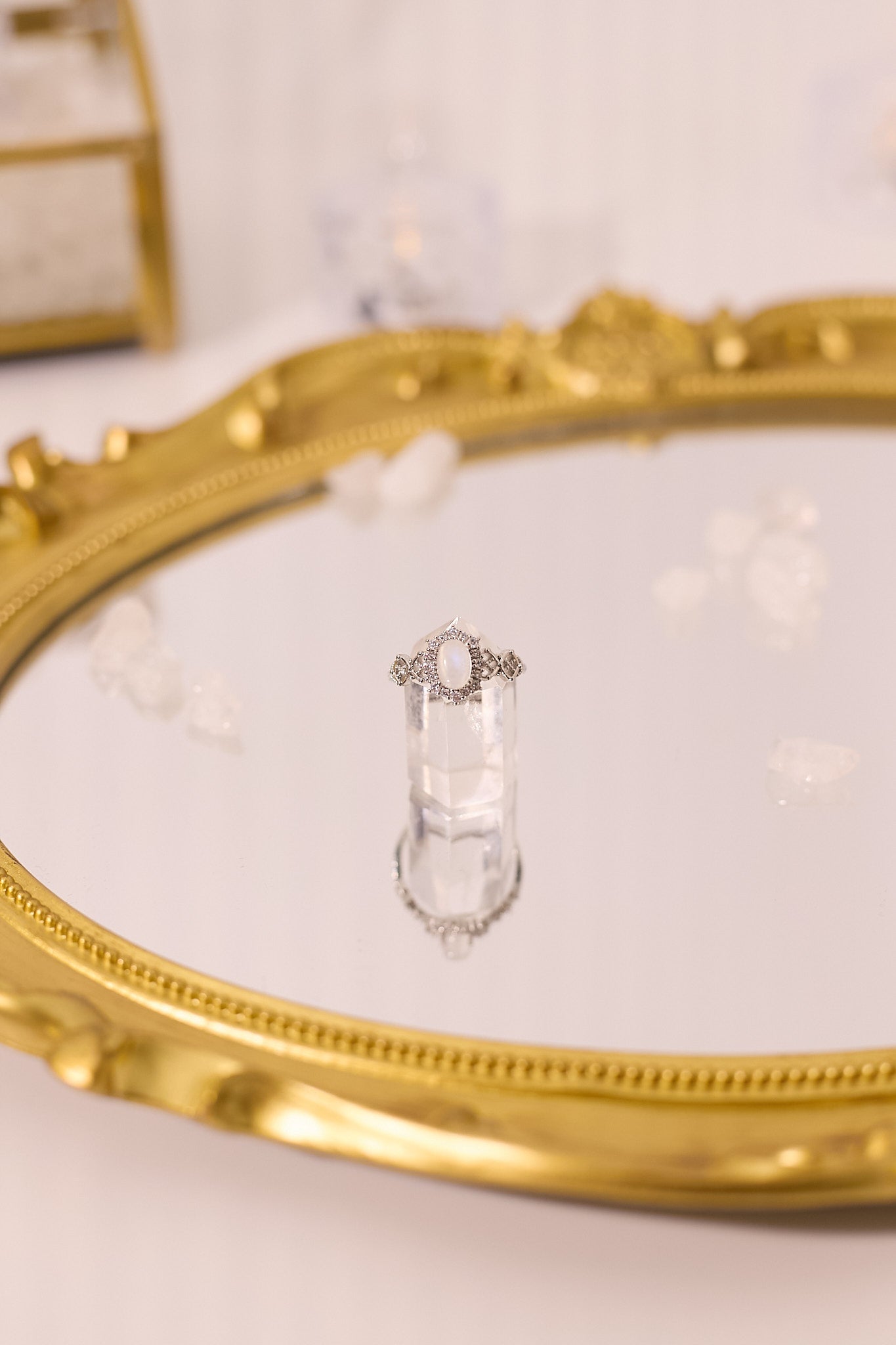 R061-Blue Moon S925 open ring