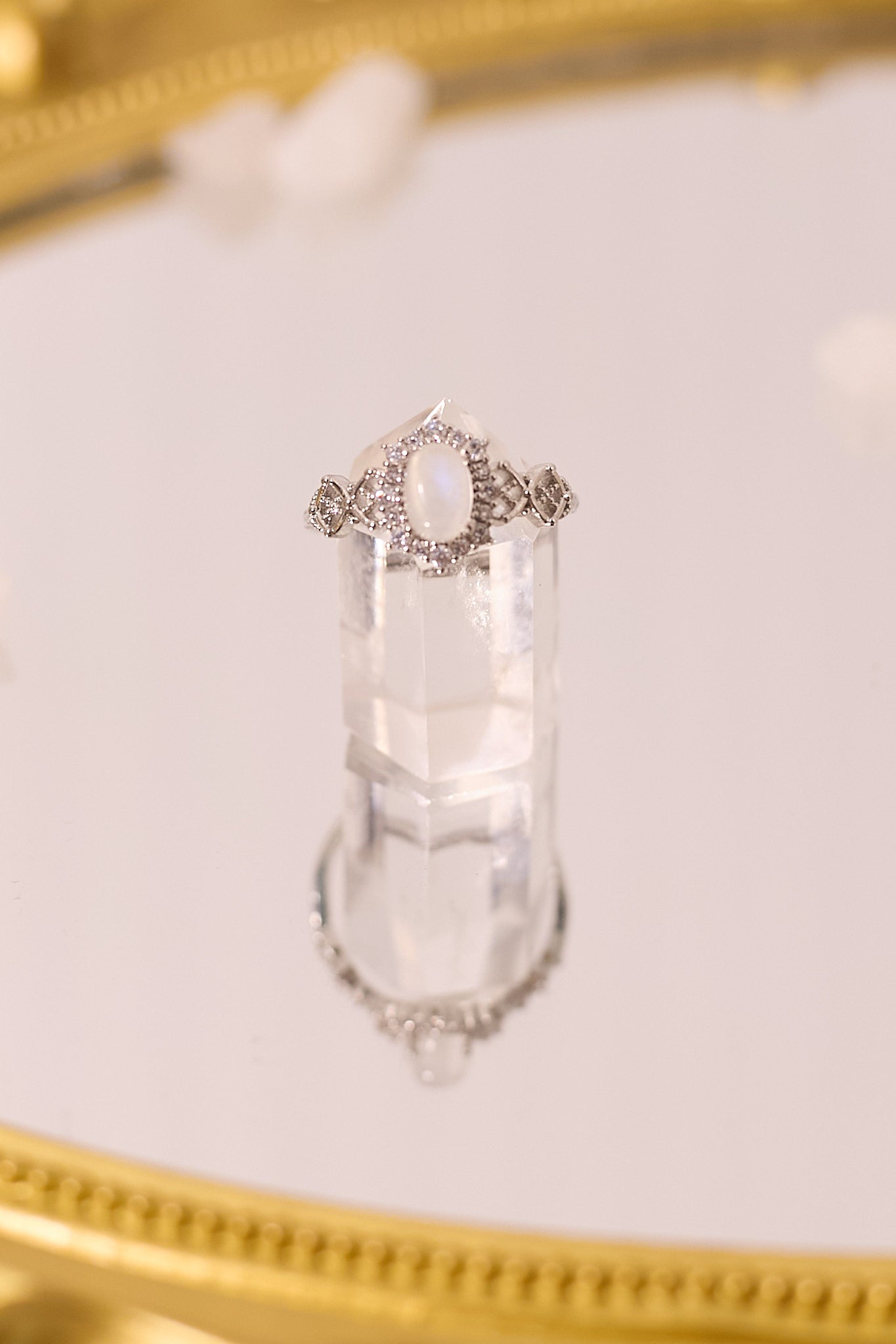 R061-Blue Moon S925 open ring