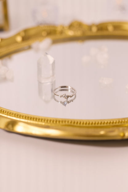 R066-Madao Moonlight S925 Open Ring