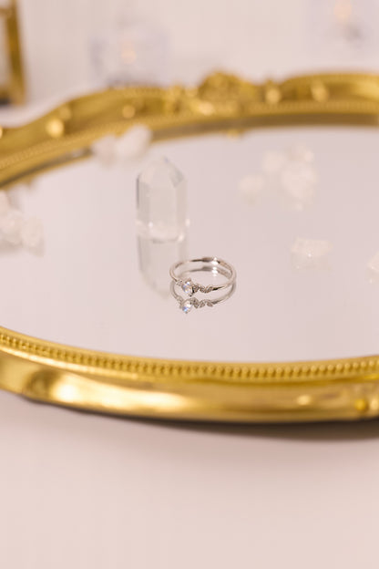 R066-Madao Moonlight S925 Open Ring