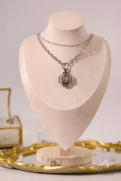 N040-彩幽靈雙鏈磁吸款頸鏈