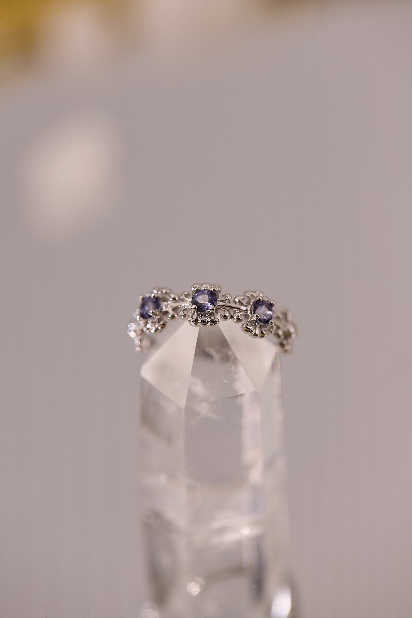 R076-坦桑石S925開口戒指