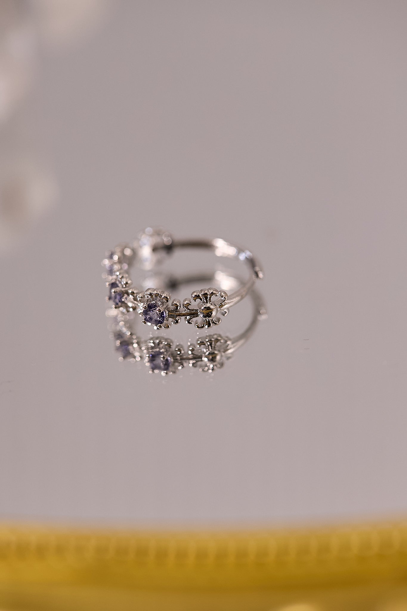 R076-坦桑石S925開口戒指