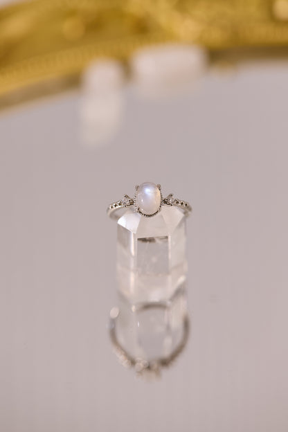 R077-藍月亮S925開口戒指