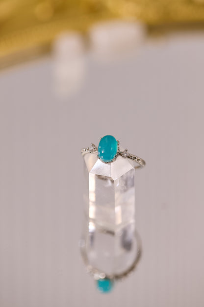 R081-天河石S925開口戒指