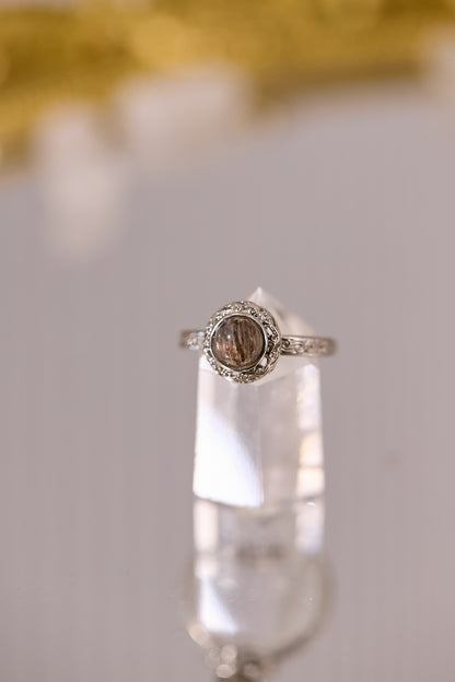 R096-黑金超七開口戒指