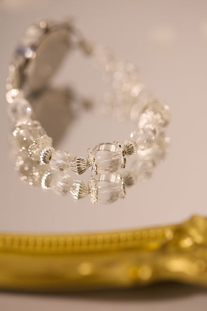 W002-白水晶石英錶