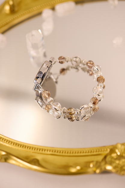 W003-黑金超七石英錶