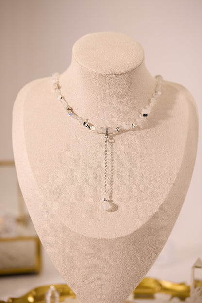 N042-月亮石磁吸款頸鏈