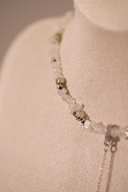 N042-月亮石磁吸款頸鏈