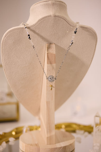 N042-月亮石磁吸款頸鏈