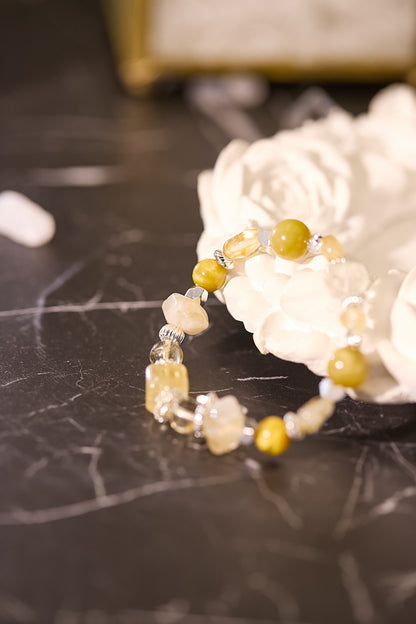 C075-黃晶·金虎眼石