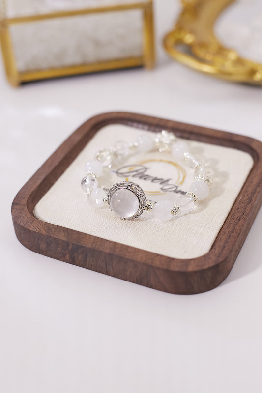 C028-Milky White Crystal·White Ghost·Moonstone·White Asai