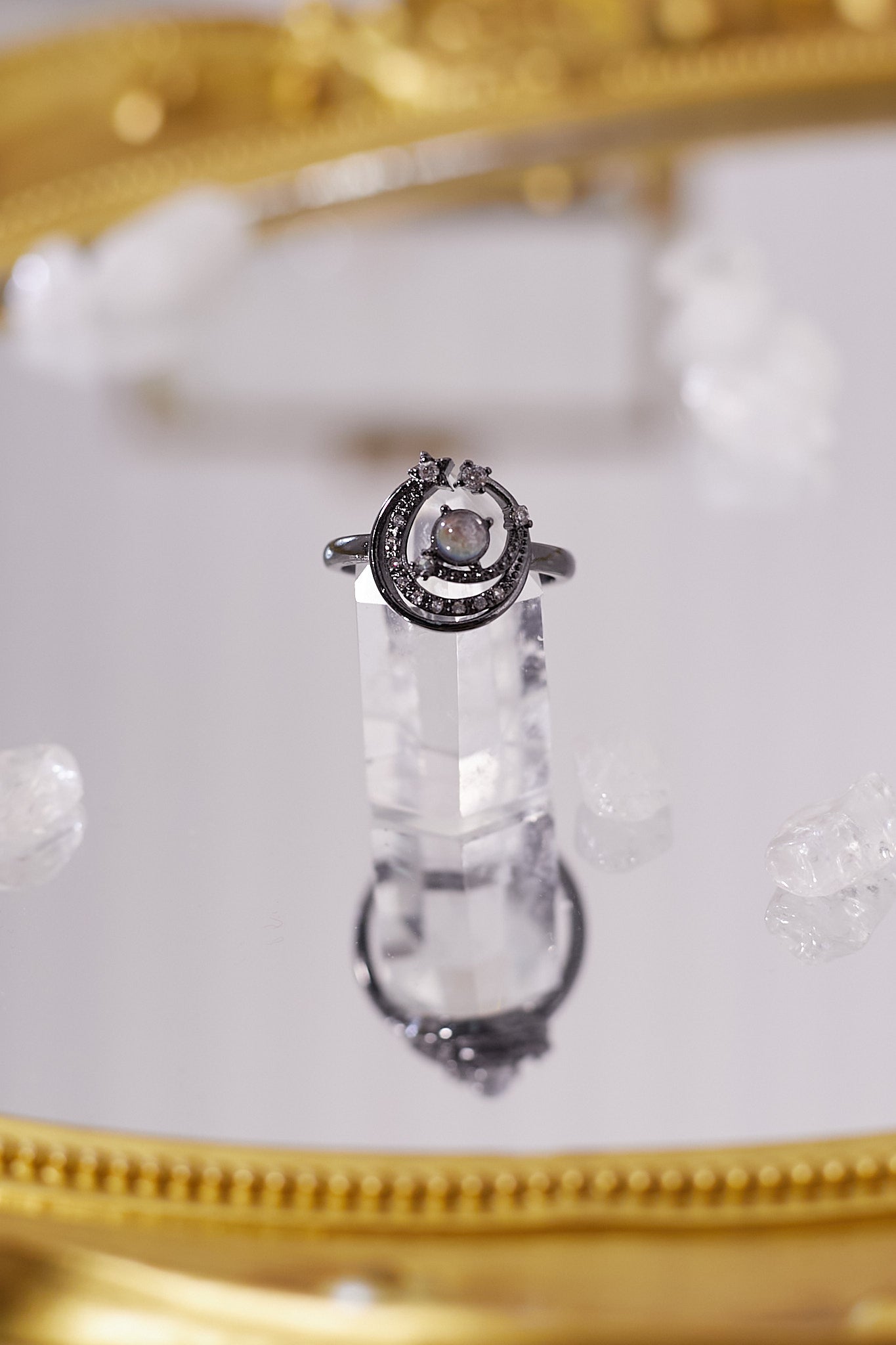 R035-Madao Moon Open Ring