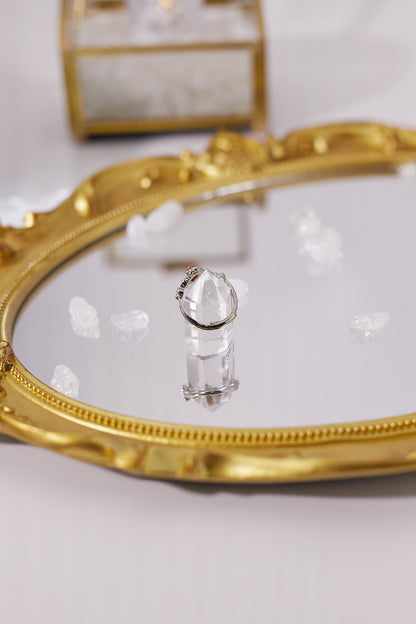 R040-Gold Sun Open Ring