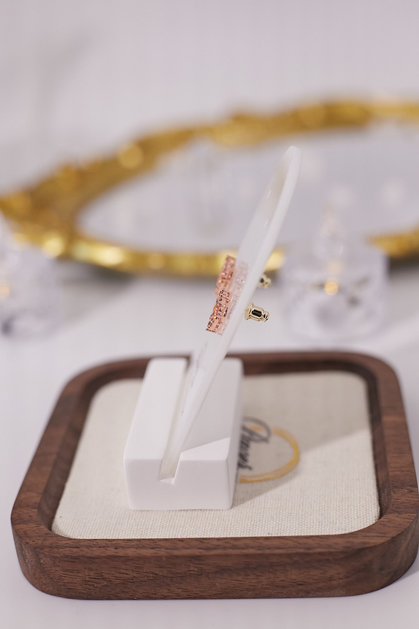 E047-Tourmaline heart-shaped earrings