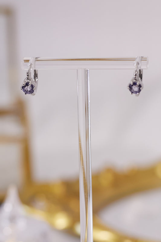 E049- Tanzanite small earrings