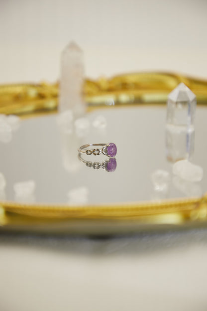 R014-Super Seven S925 Open Ring